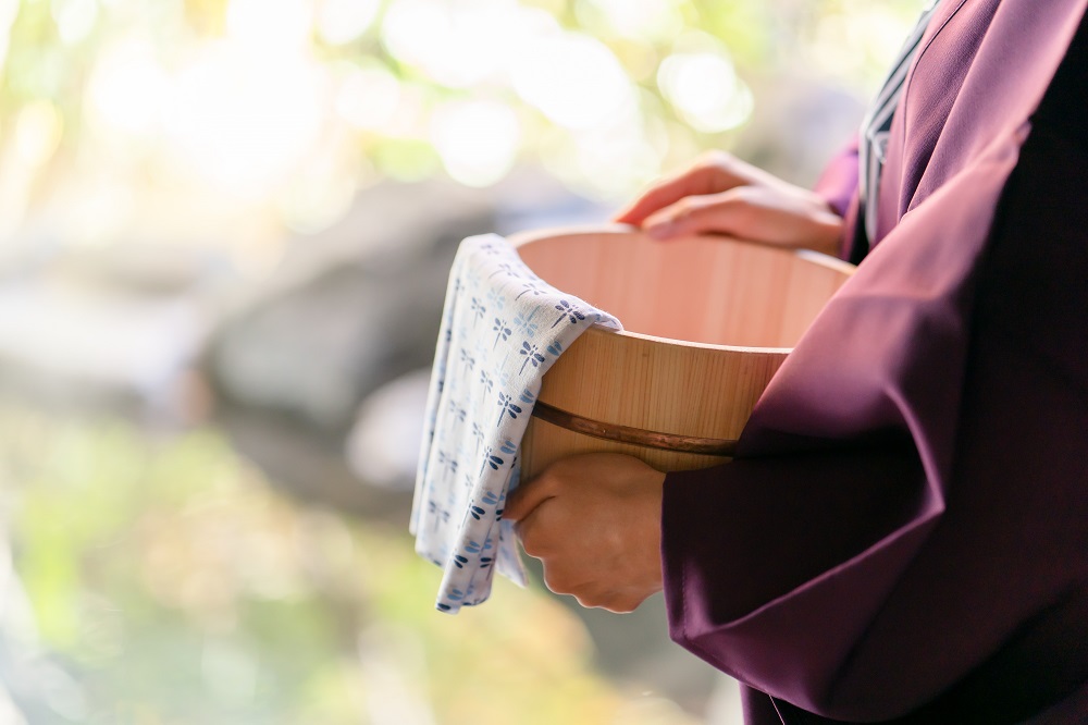 食事の後は湯村温泉